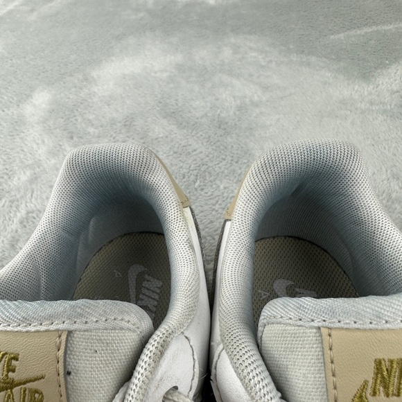 Nike Air Force 1 Essential White Beige Women's Size 7 5 - Picture 12 of 14